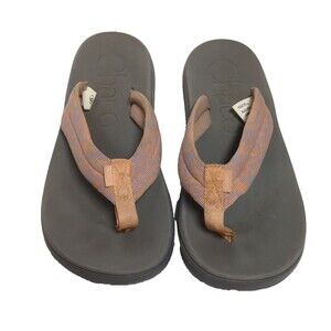 CHACO Chillos Women Sandals Flip Flops Tube Breeze Lilac Grey Thong  US 8